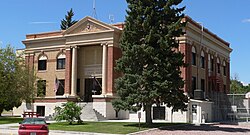 Garden County, Nebraska courthouse from SE 1